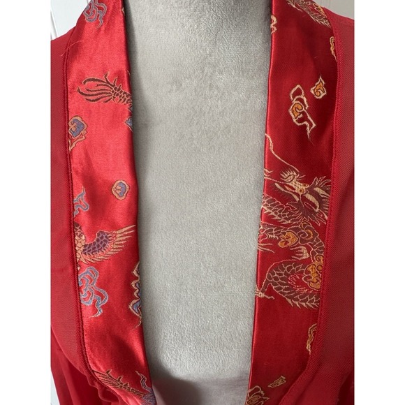 Dragon Kimono-style‎ Sheer Mesh Lingerie Size Medium - Picture 3 of 10